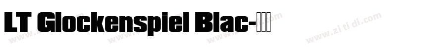 LT Glockenspiel Blac字体转换